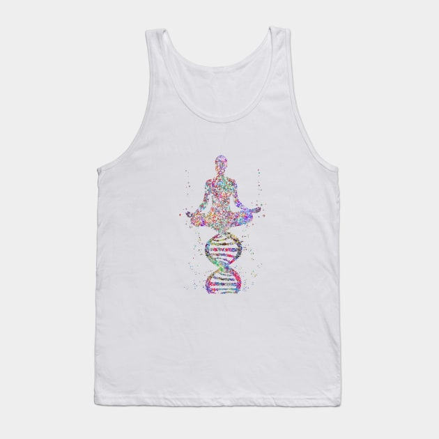 Yoga pose, DNA yoga pose Tank Top by RosaliArt